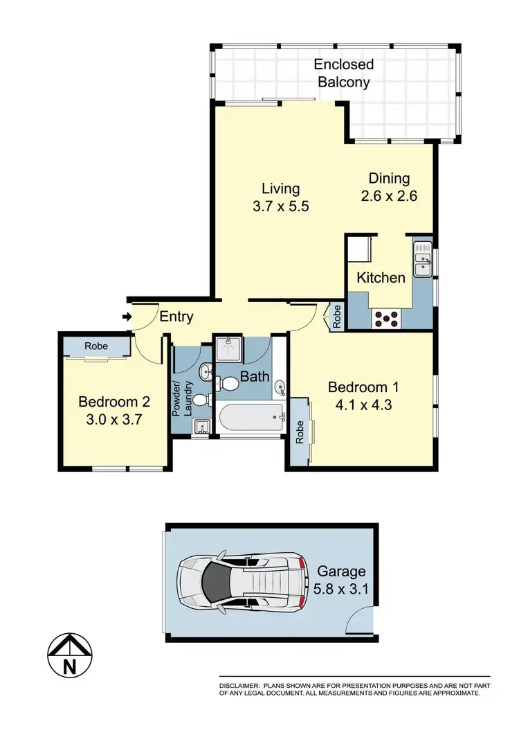 Floorplan of Homely apartment listing, 3/329-331 Arden Street, Coogee NSW 2034