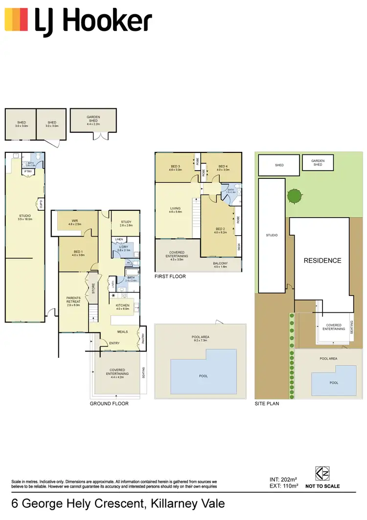Floorplan of Homely house listing, 6 George Hely Crescent, Killarney Vale NSW 2261