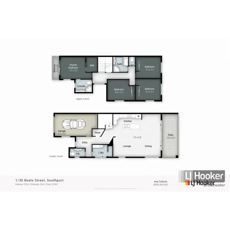 Floorplan of Homely villa listing, 2/36 Beale Street, Southport QLD 4215