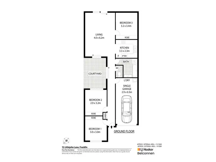 Floorplan of Homely house listing, 15 Littlejohn Lane, Franklin ACT 2913