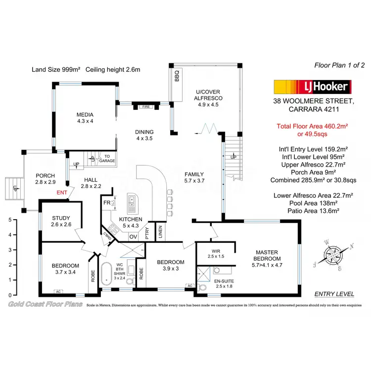 Floorplan of Homely house listing, 38 Woolmere Street, Carrara QLD 4211