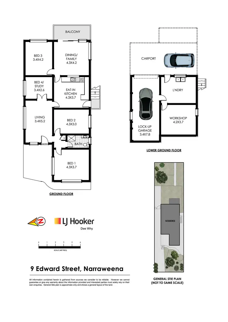 Floorplan of Homely house listing, 9 Edward Street, Narraweena NSW 2099