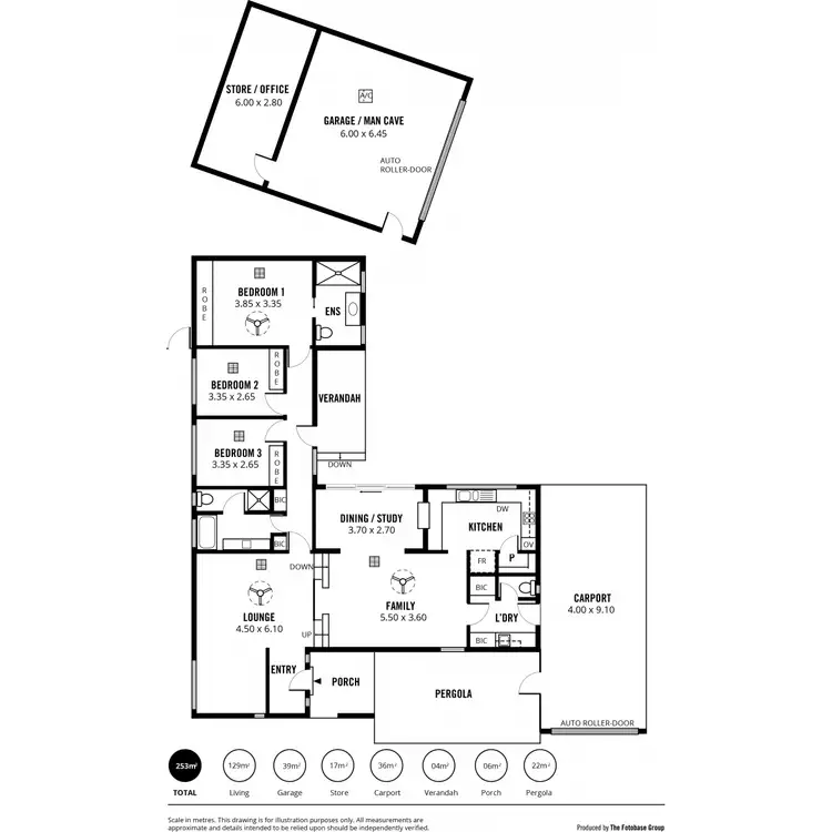 Floorplan of Homely house listing, 7 Nelson Court, Fairview Park SA 5126