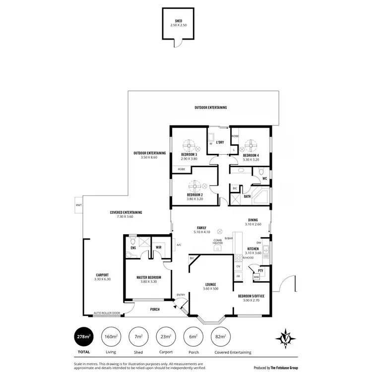 Floorplan of Homely house listing, 45 Glenthorn Crescent, O'halloran Hill SA 5158
