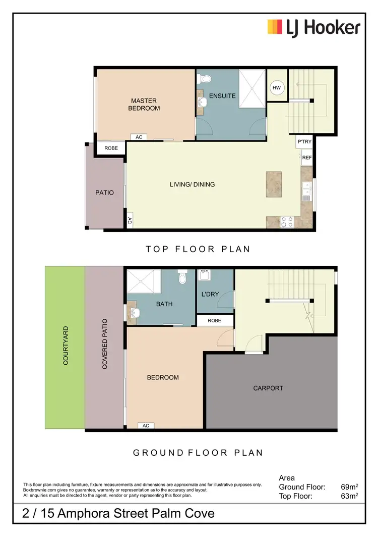Floorplan of Homely townhouse listing, Lot 2/15 Amphora Street, Palm Cove QLD 4879