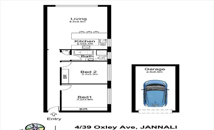 Floorplan of Homely apartment listing, 4/39 Oxley Av, Jannali NSW 2226