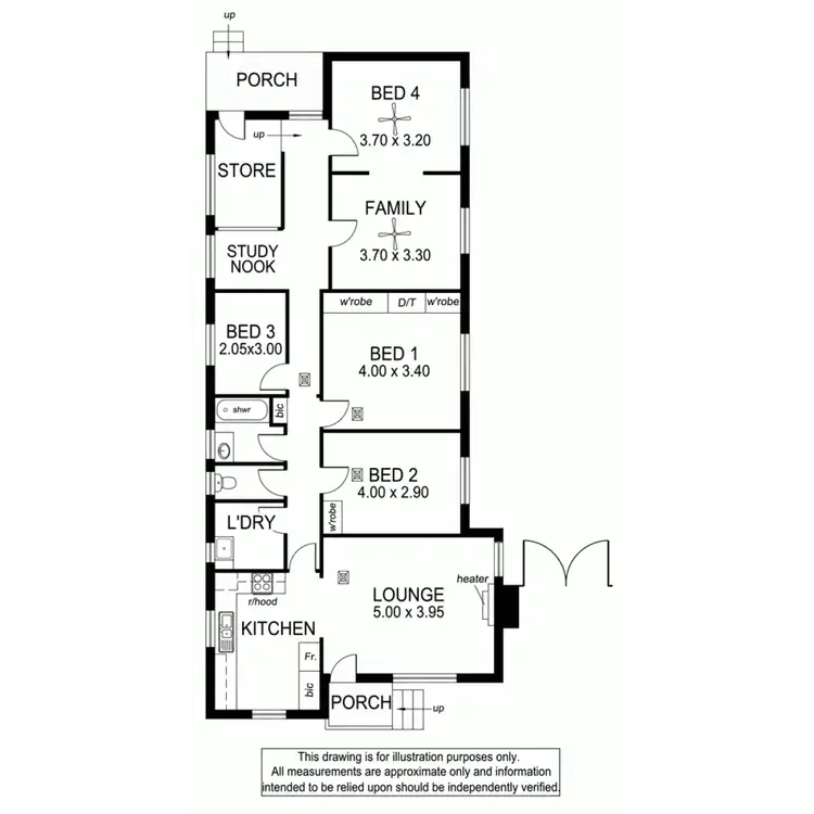 Floorplan of Homely house listing, 4 Dalkeith Avenue, Dover Gardens SA 5048