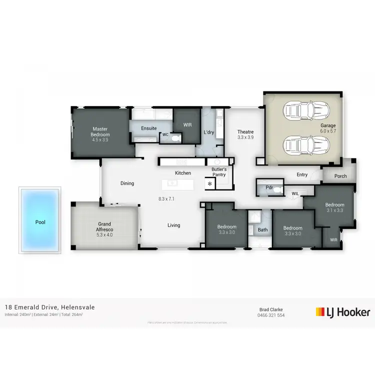 Floorplan of Homely house listing, 18 Emerald Drive, Helensvale QLD 4212