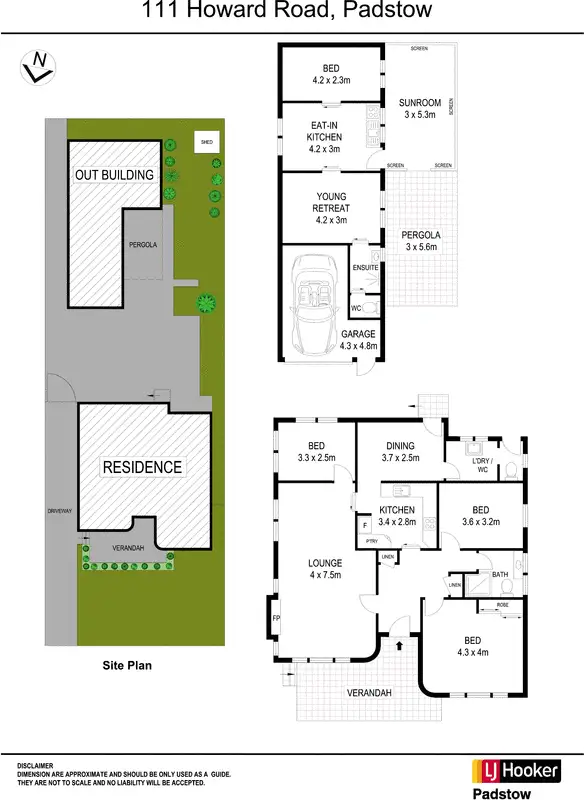 Floorplan of Homely house listing, 111 Howard Road, Padstow NSW 2211
