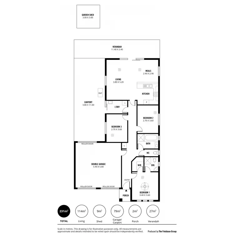Floorplan of Homely house listing, 22 Julian Court, Paralowie SA 5108