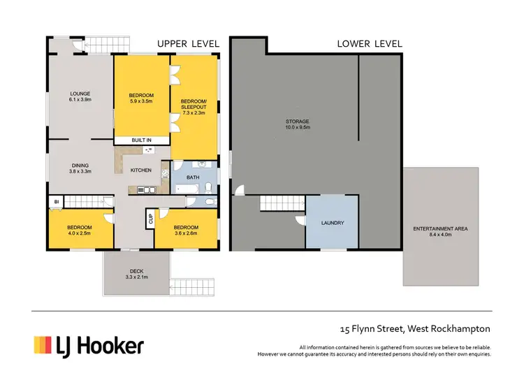 Floorplan of Homely house listing, 15 Flynn Street, West Rockhampton QLD 4700