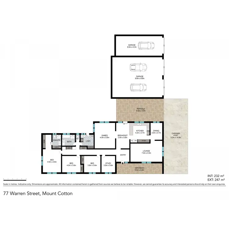 Floorplan of Homely rural property listing, 77-83 Warren Street, Mount Cotton QLD 4165