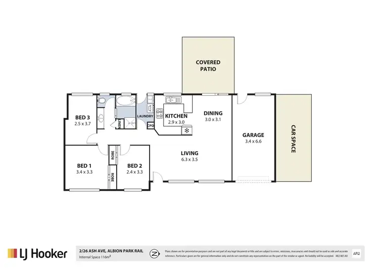 Floorplan of Homely house listing, 2/26 Ash Ave, Albion Park Rail NSW 2527