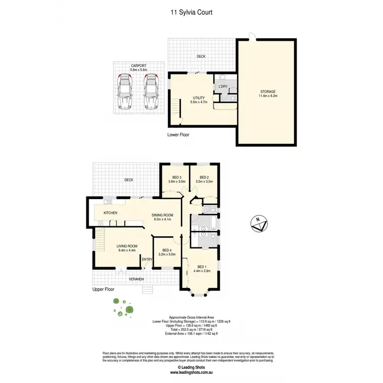 Floorplan of Homely house listing, 11 Sylvia Court, Eatons Hill QLD 4037