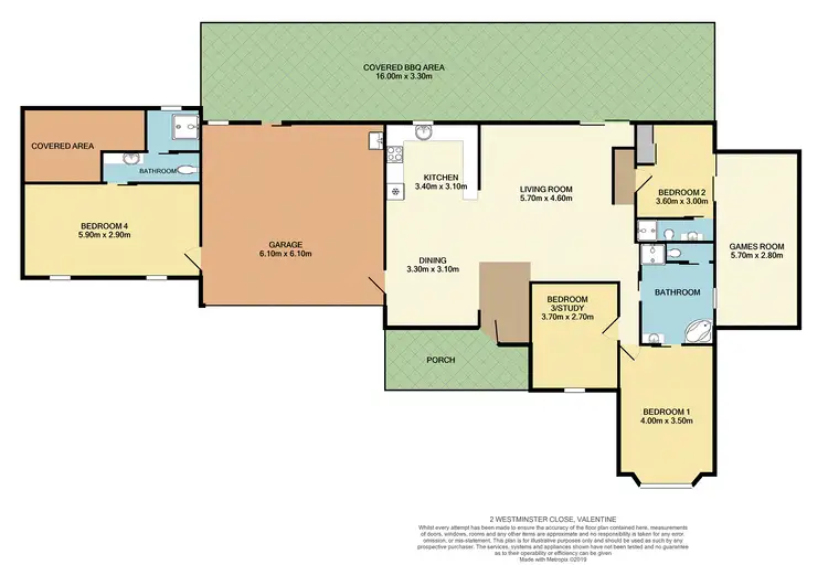Floorplan of Homely house listing, 2 Westminster Close, Valentine NSW 2280