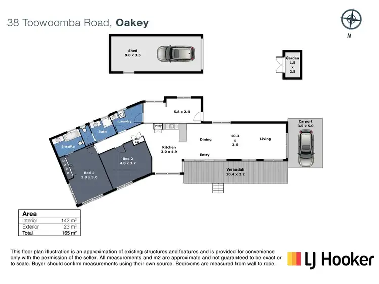 Floorplan of Homely house listing, 38 Toowoomba Road, Oakey QLD 4401