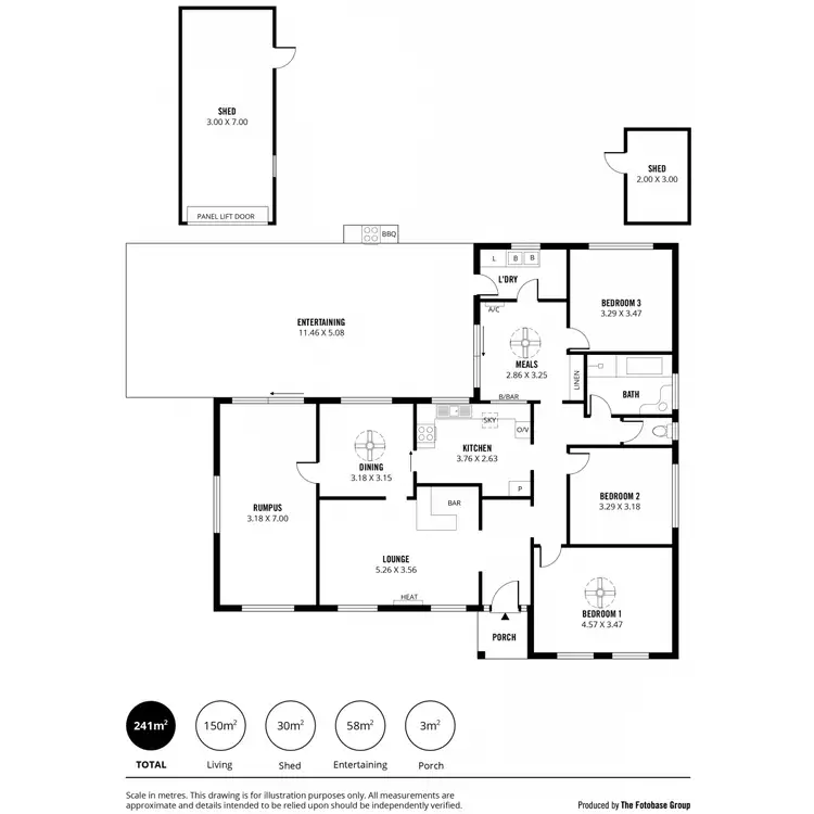 Floorplan of Homely house listing, 14 Roberts Crescent, Hope Valley SA 5090