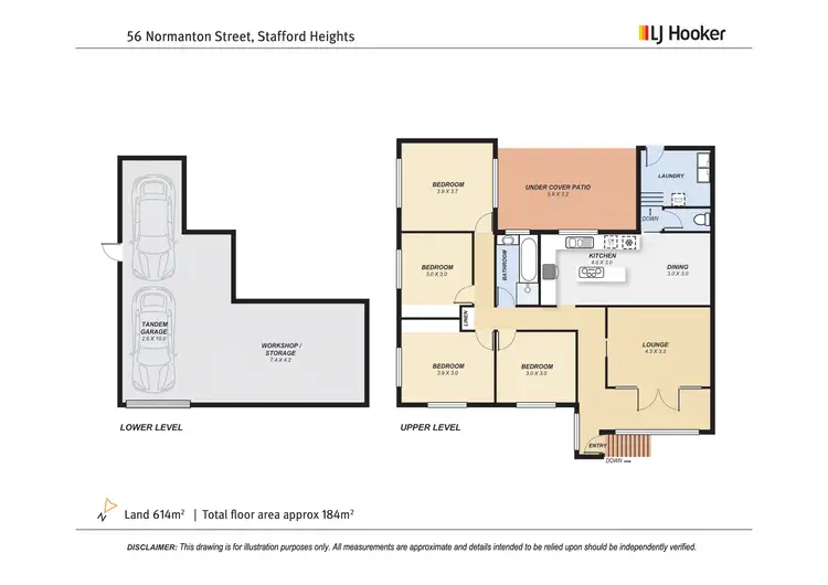 Floorplan of Homely house listing, 56 Normanton Street, Stafford Heights QLD 4053