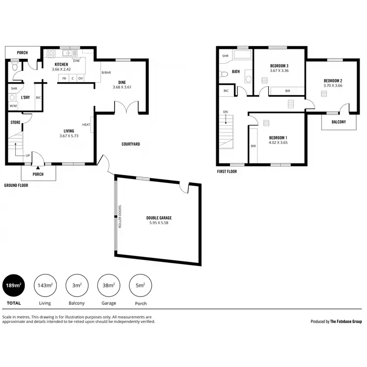 Floorplan of Homely townhouse listing, 5/11 Taylors Road, Mitcham SA 5062