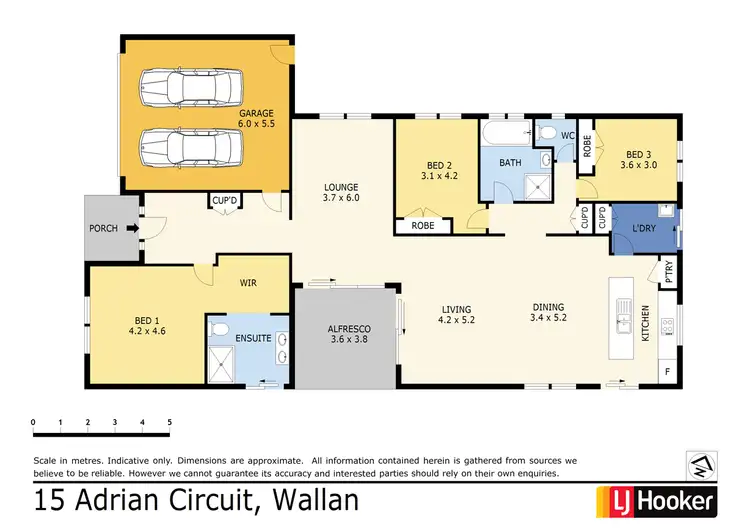 Floorplan of Homely house listing, 15 Adrian Circuit, Wallan VIC 3756