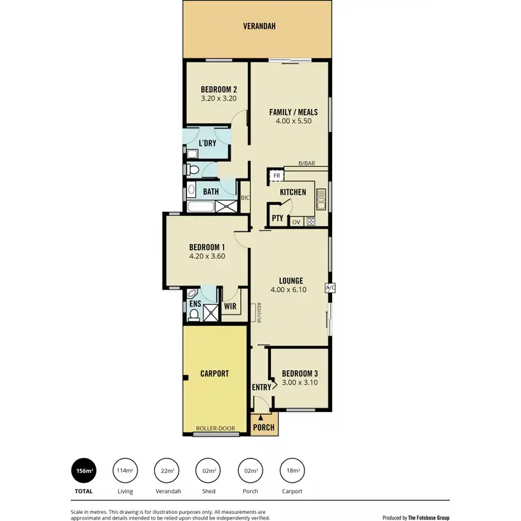 Floorplan of Homely villa listing, 14 Gleneagles Circuit, Greenwith SA 5125