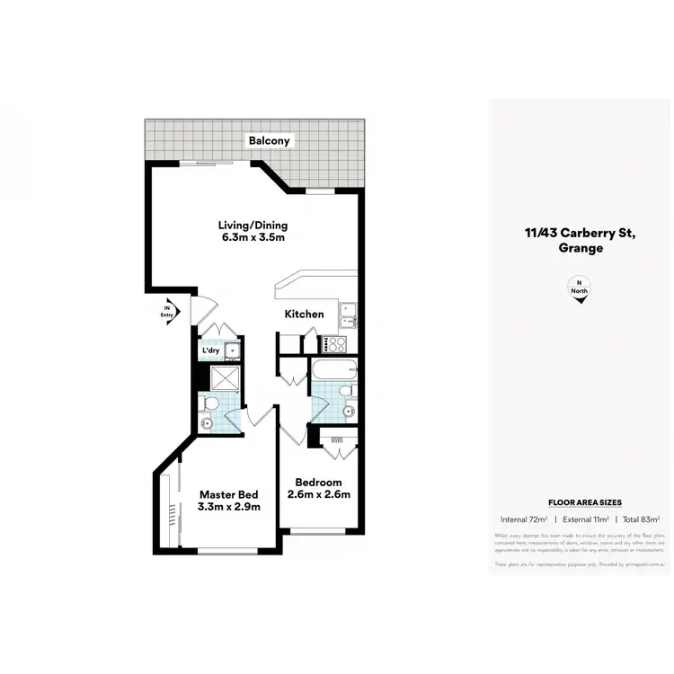 Floorplan of Homely unit listing, 11/43 Carberry Street, Grange QLD 4051