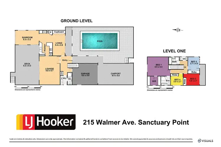 Floorplan of Homely house listing, 215 Walmer Avenue, Sanctuary Point NSW 2540