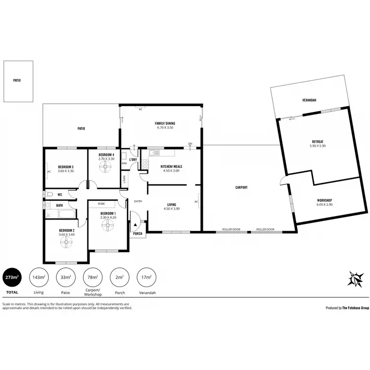 Floorplan of Homely house listing, 4 Kay Court, Salisbury North SA 5108