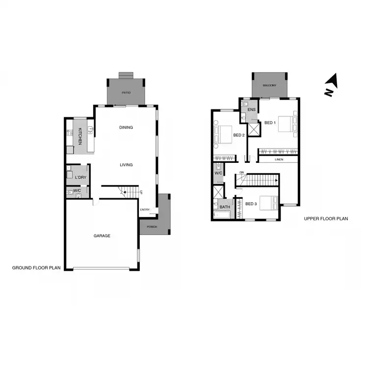 Floorplan of Homely townhouse listing, 6/1 Jack Ryan Street, Forde ACT 2914