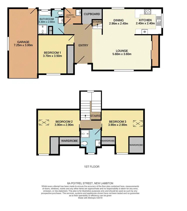 Floorplan of Homely house listing, 6a Poitrel St, New Lambton NSW 2305