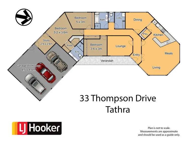 Floorplan of Homely house listing, 33 Thompson Drive, Tathra NSW 2550