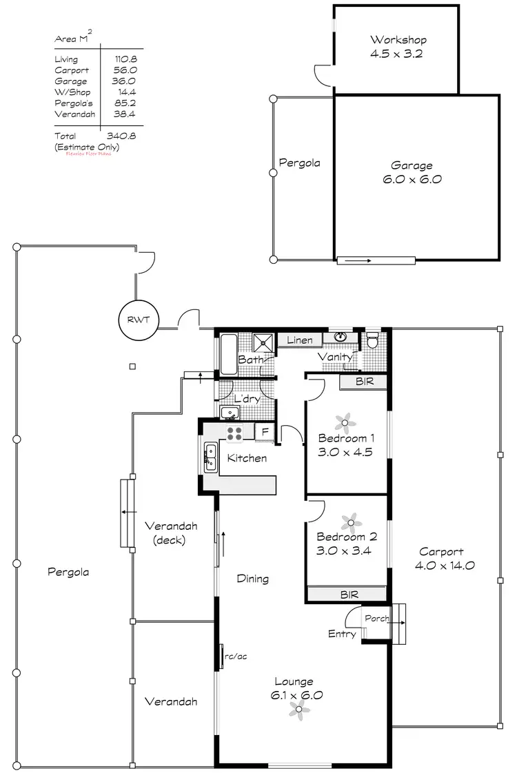 Floorplan of Homely house listing, 166 Canterbury Rd, Victor Harbor SA 5211