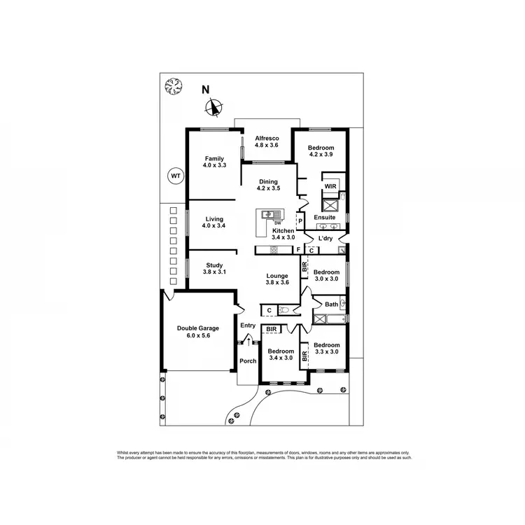 Floorplan of Homely house listing, 6 Spender Avenue, Point Cook VIC 3030
