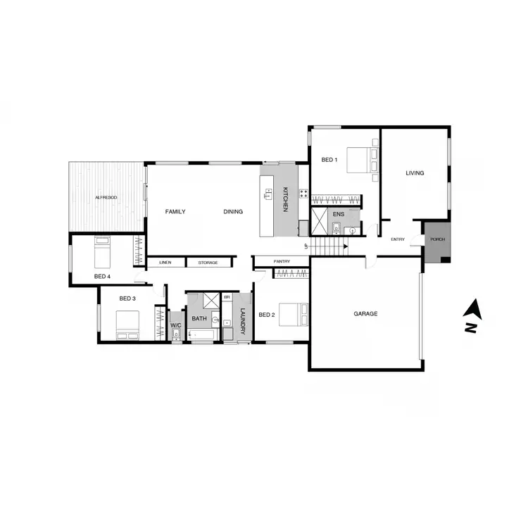Floorplan of Homely house listing, 88 Bieundurry Street, Bonner ACT 2914