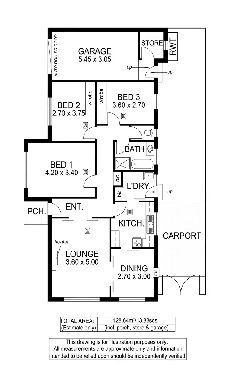 Floorplan of Homely house listing, 1/67 Walkers Road, Somerton Park SA 5044
