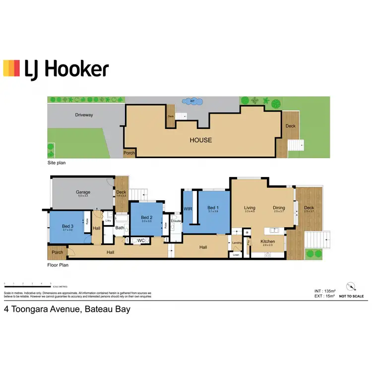 Floorplan of Homely semi-detached listing, 4a Toongara Avenue, Bateau Bay NSW 2261