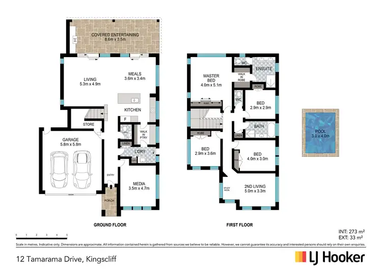 Floorplan of Homely house listing, 12 Tamarama Drive, Kingscliff NSW 2487