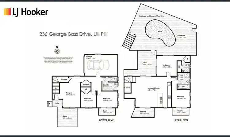 Floorplan of Homely house listing, 236 George Bass Drive, Lilli Pilli NSW 2536