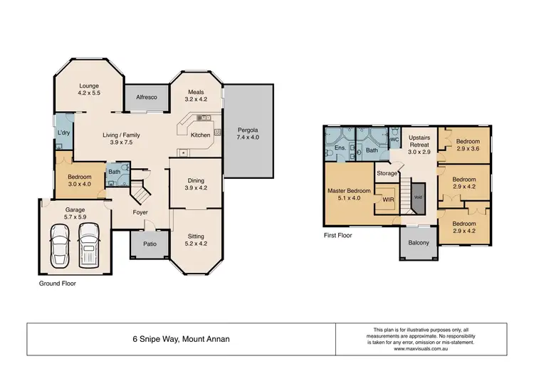 Floorplan of Homely house listing, 6 Snipe Way, Mount Annan NSW 2567