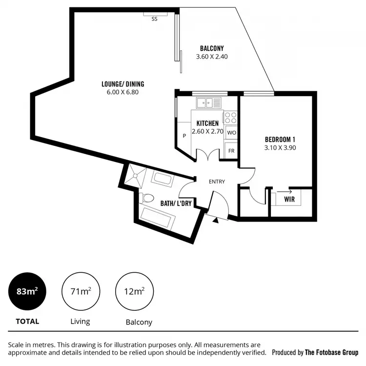 Floorplan of Homely apartment listing, 44/13 South Esplanade, Glenelg SA 5045