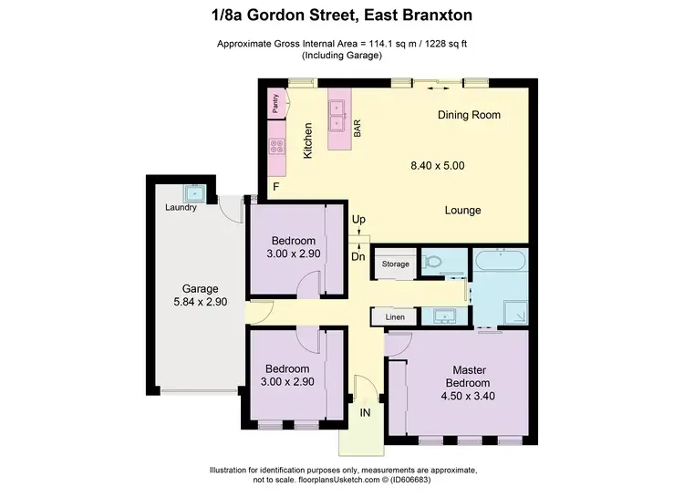 Floorplan of Homely house listing, Unit 1/8a Gordon Street, East Branxton NSW 2335
