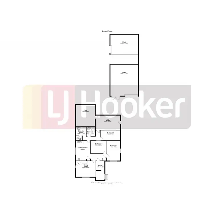 Floorplan of Homely house listing, 9 Prinsep Crescent, Collie WA 6225