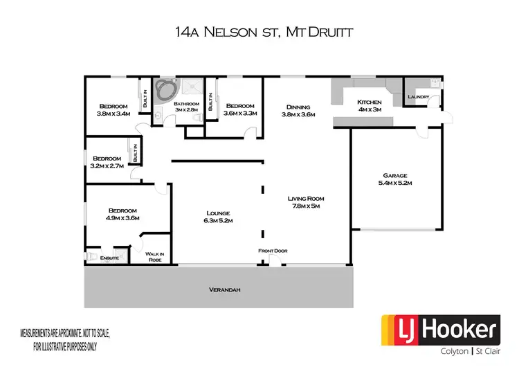 Floorplan of Homely house listing, 14A Nelson Street, Mount Druitt NSW 2770