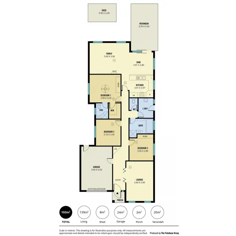 Floorplan of Homely house listing, 16B Southwark Avenue, Salisbury Heights SA 5109