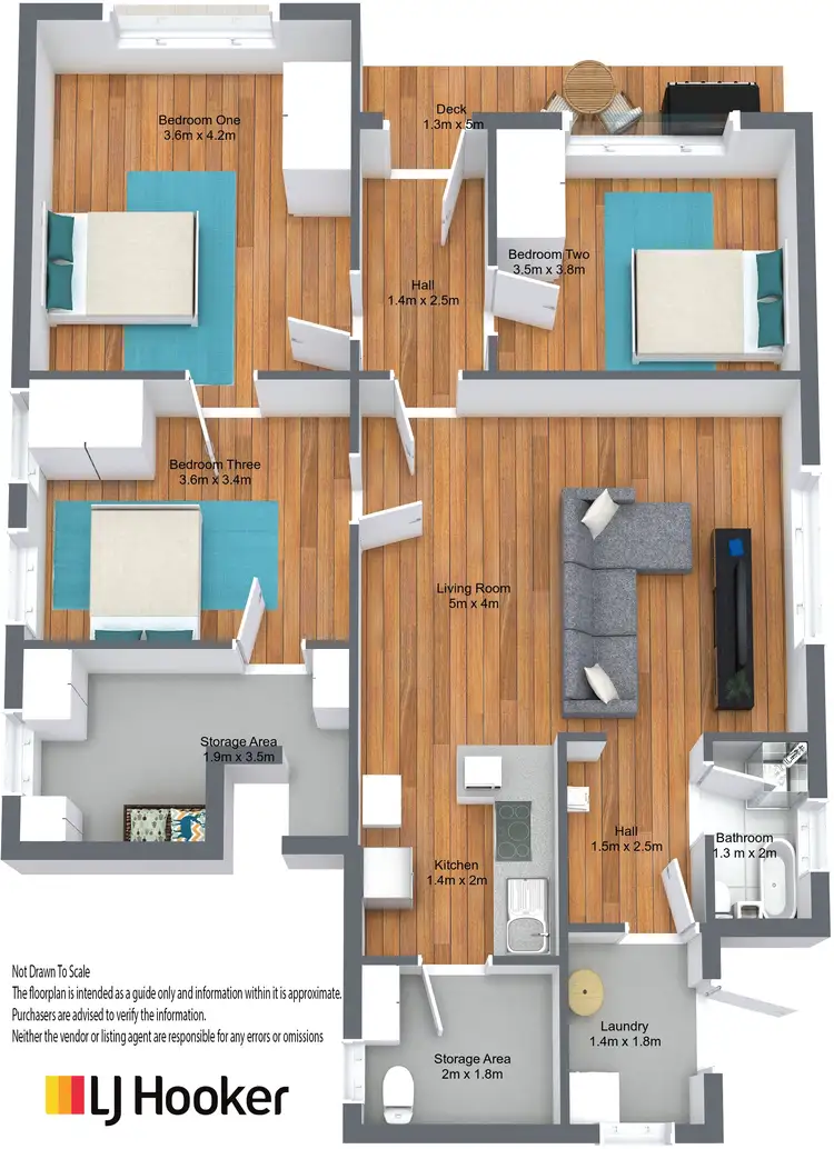 Floorplan of Homely house listing, 13 Dunning Street, Invermay TAS 7248