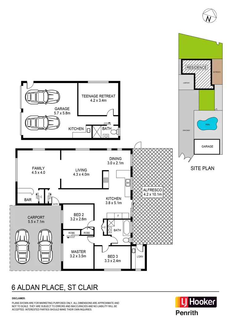 Floorplan of Homely house listing, 6 Aldan Place, St Clair NSW 2759