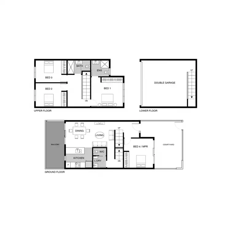 Floorplan of Homely townhouse listing, 18/2 Travers Street, Gordon ACT 2906