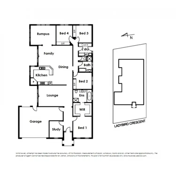 Floorplan of Homely house listing, 19 Ladybird Crescent, Point Cook VIC 3030