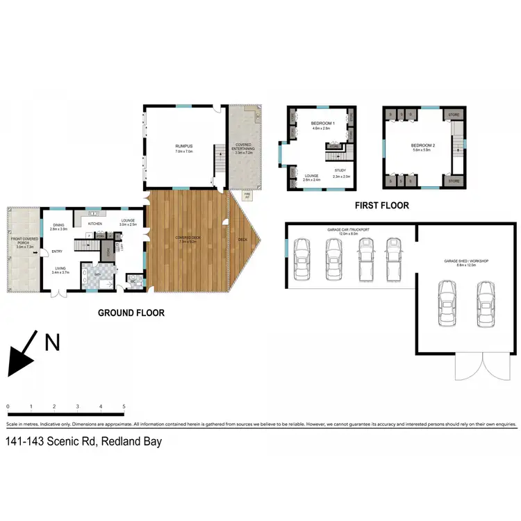 Floorplan of Homely house listing, 141-143 Scenic Road, Redland Bay QLD 4165