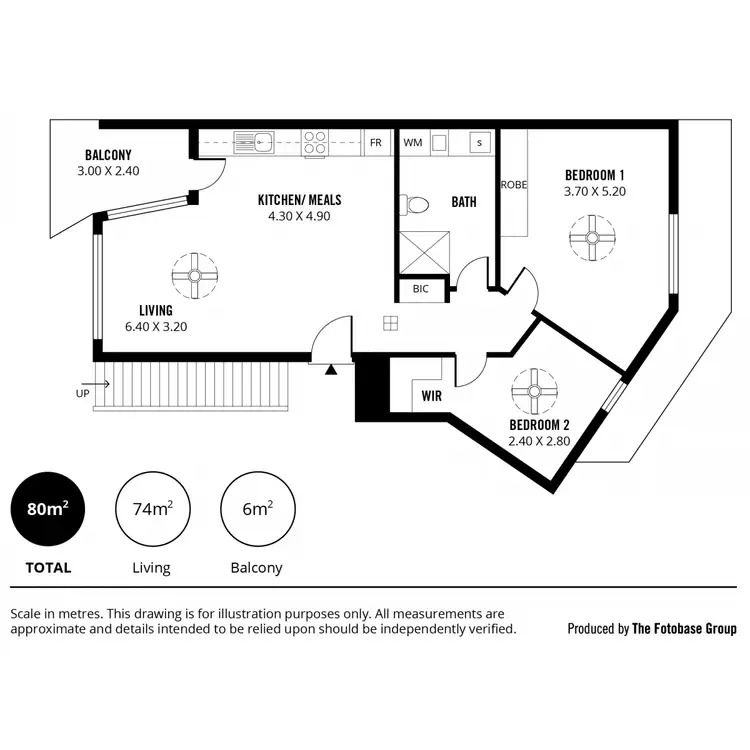 Floorplan of Homely apartment listing, 21/6 Treloar Court, Campbelltown SA 5074